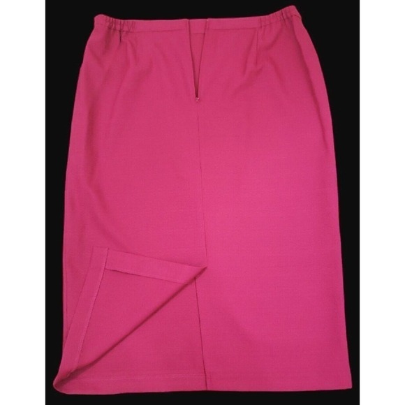 Vintage BFA ~Woman Plus Size 20W~ Raspberry Skirt/Blazer2 Pc. Suit Unlined. - Picture 15 of 16